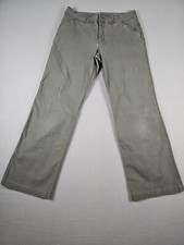 Columbia Women's Pant's Size 6 Olive Green Outdoor Hiking Heavy Duty Read 32x28