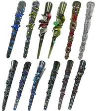 Wholesale Dz Pk  12 PC Alligator Duck Bill Clips Beak Clips 4 Styles Combo-12d1