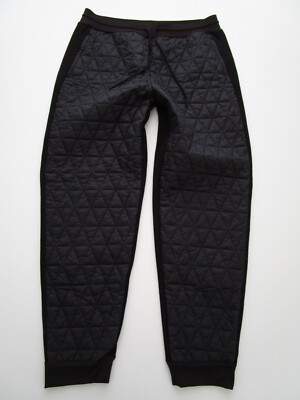 Womens 12 Athleta Solstice Jogger Pants black cuffed
