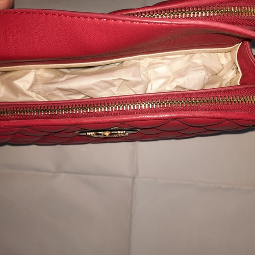 Red Quilted Love Moschino Bag - Picture 10 of 11