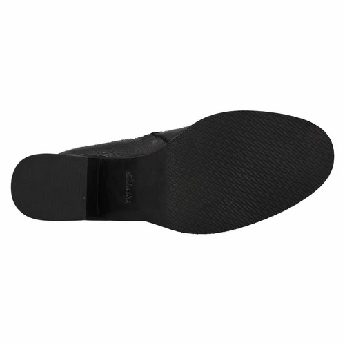 Mujer Clarks ' Mila Charm ' Bloque Tacón Botines de Piel - Ancho D - Imagen 6 de 21