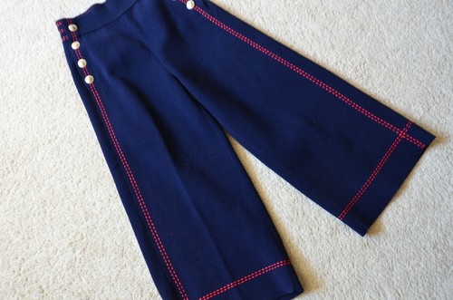 Maje FLARES WITH CONTRASTING TOPSTITCHING pants size 34 US XS - Picture 4 of 12