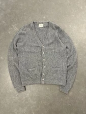 Vintage Cardigan Sweater Size Large Sears True Thrashed Old 1960s-1970s