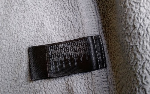 The North Face fleece zip up jacket Gray Girls Sz XL Chest 20" Length 25" - Picture 7 of 12