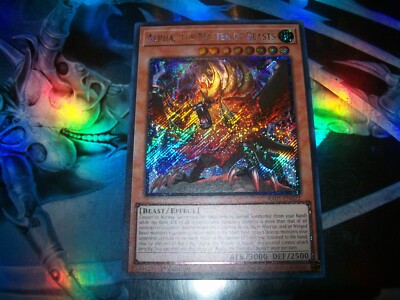 Alpha, the Master of Beasts 1st Edition Platinum Secret Rare RA01-EN022