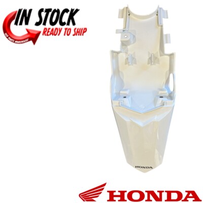 HONDA REAR FENDER WHITE 2019-2025 CRF110F GENUINE OEM 80101-KYK