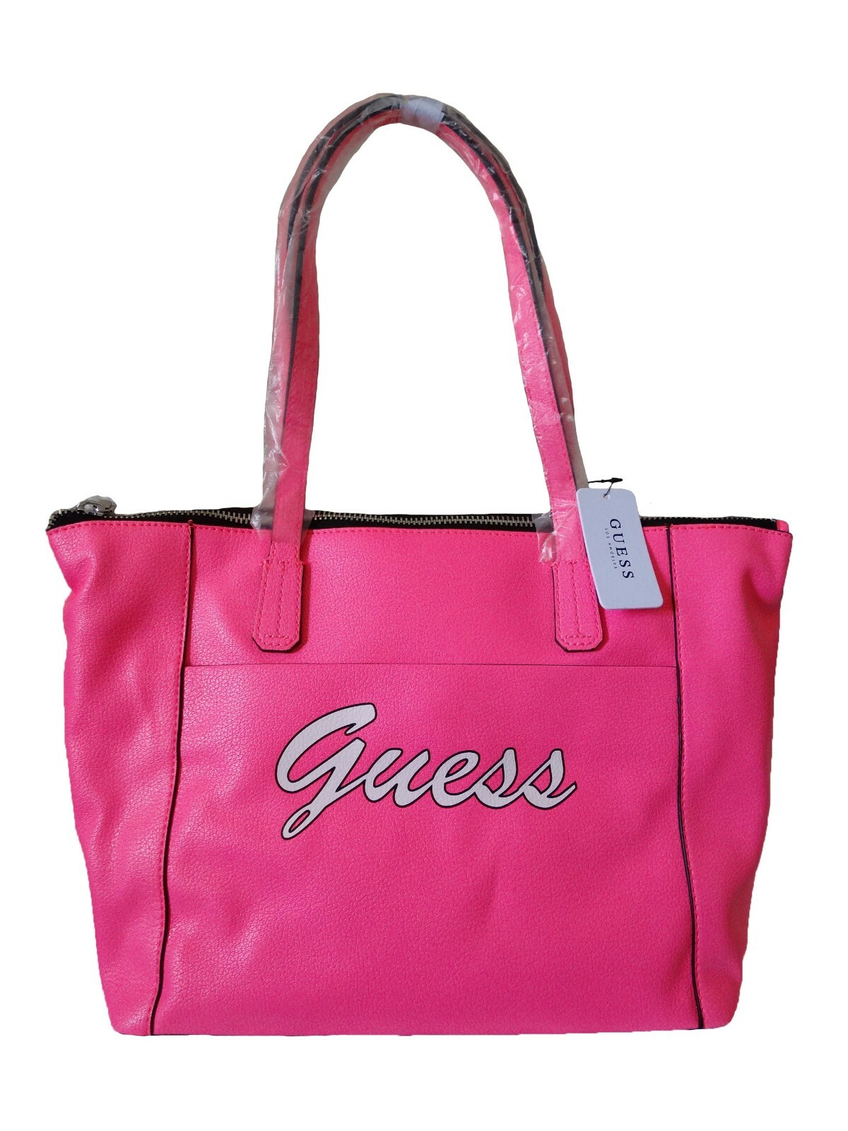 guess pink bag