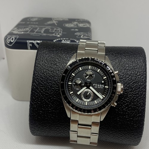Fossil Decker CH2600IE Mens Silver 