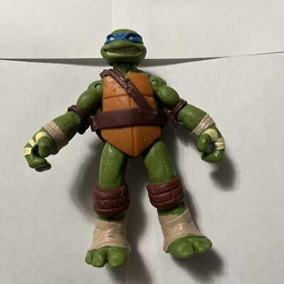 2012 Playmates TMNT Teenage Mutant Ninja Turtle LEONARDO 4.5'' Action Figure