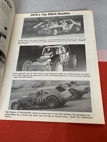 Raro 1975 The Racer RSCA recinto ferial de lectura carreras Daniel Boone 200 - Imagen 3 de 6