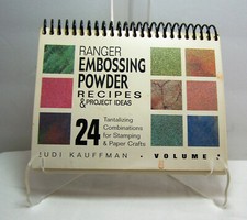 Ranger's Embossing Powder Recipes  Project Ideas Book RARE Out of Print Book