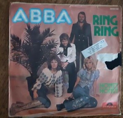 single schallplatte ABBA   Ring Ring / Honey Honey.