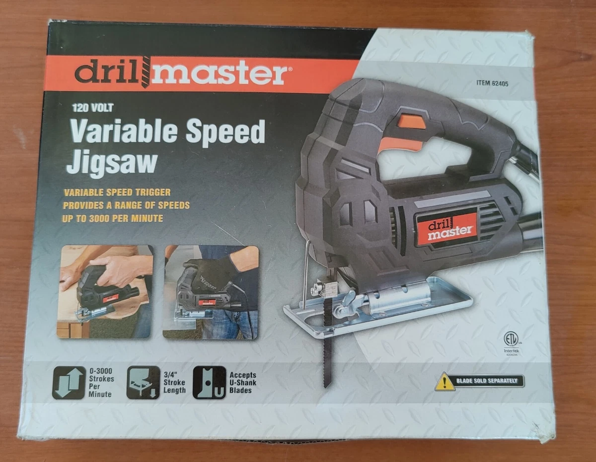 Drill Master Variable Speed Jigsaw Brand New 62405