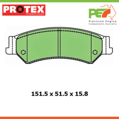New PROTEX Ultra DISC BRAKE PAD SET For FORD FALCON 4.0 i XR6 Turbo [FG X] 4L