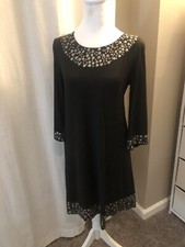 Kenzie Womens Black Dress Size Small