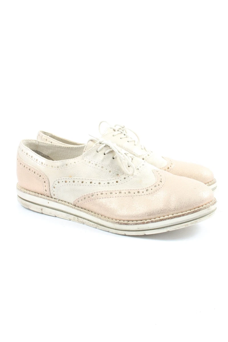 PIER ONE Chaussures lacets Dames T 41 cr me blanc cass style