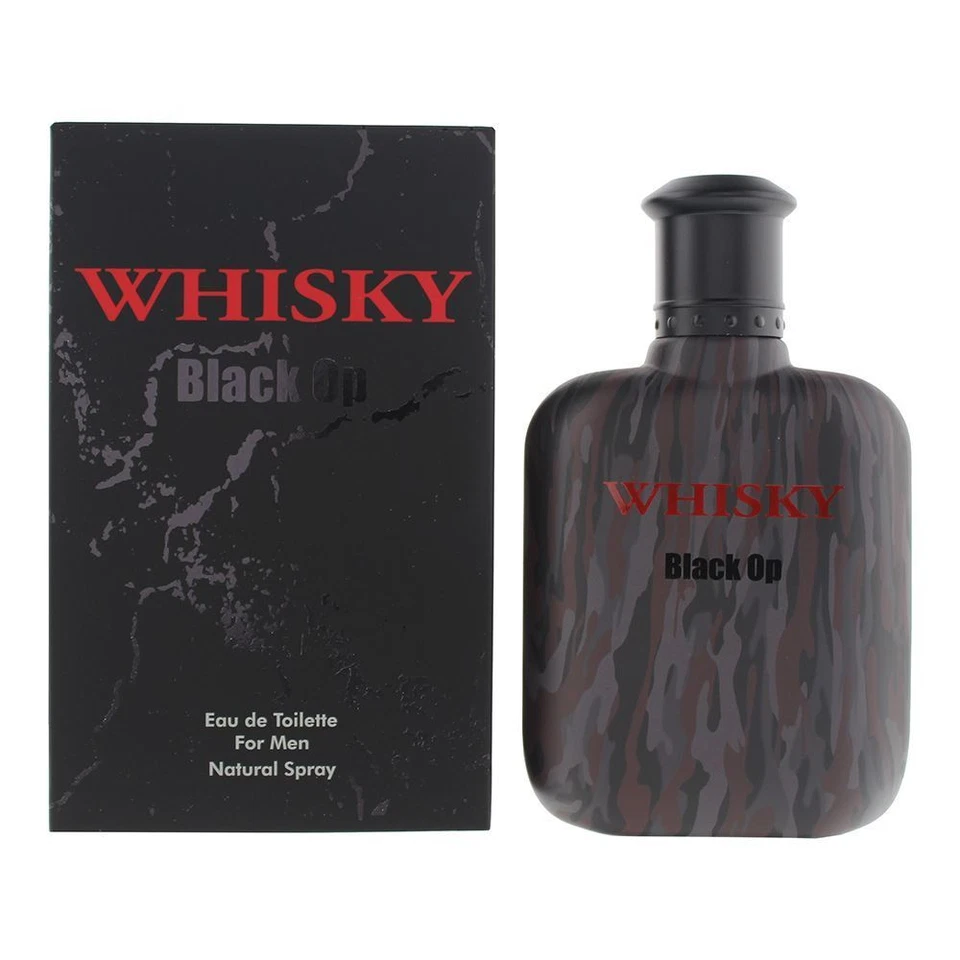 Evaflor Whisky Black Op Eau De Toilette 100ml Mens Fragrance