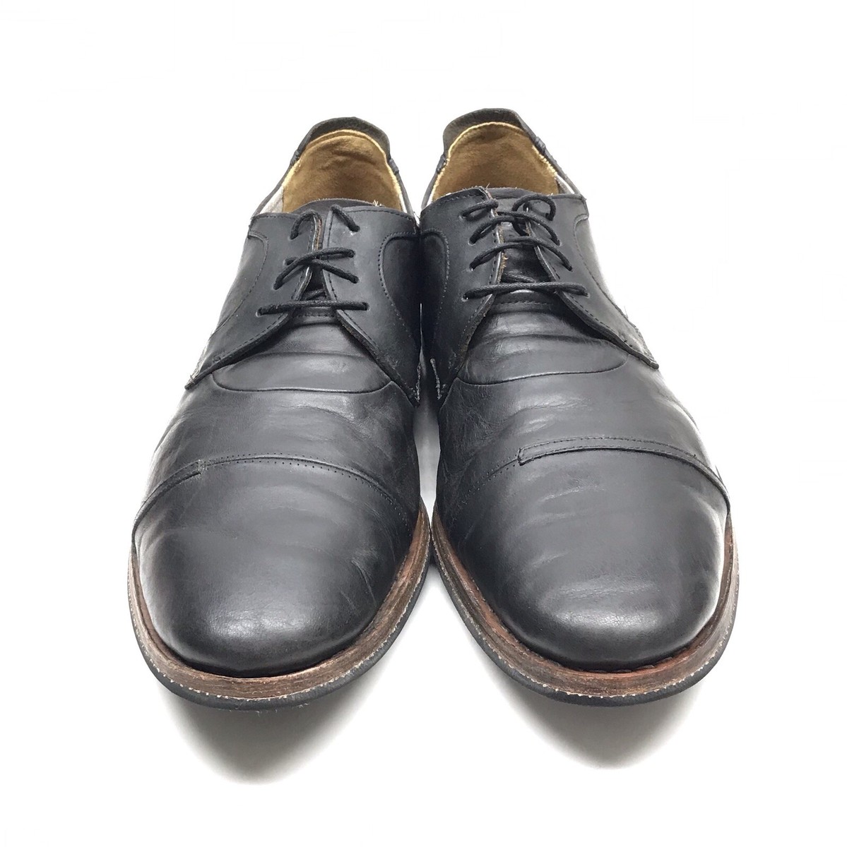 TIMBERLAND Wodehouse Oxford Mens Shoes Distressed Leather Cap Toe Lace Up US 12 TIMBERLAND WODEHOUSE Oxford Mens Shoes Distressed Leather  main image 3