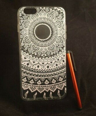 Mandala White/Pink iPhone 7 Plus Case, Scratch Resistant Case (2538)