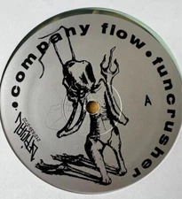 Company Flow / Funcrusher 12" CLEAR Vinyl 1996 US Repress 2LP Official Records
