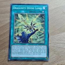 DRAGUNITY DIVINE LANCE | YUGIOH | SECE | COMMON | ENGLISH | 1st ED | 2015 NM #51