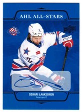 21/22 2021 UPPER DECK UD AHL OSKARI LAAKSONEN AS-8 ALL-STARS AUTOGRAPH AUTO