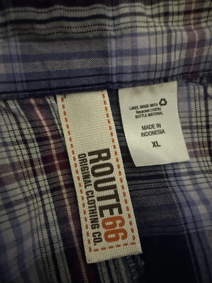 Vestido camisero morado Route 66 talla XL Foto 2 de 4