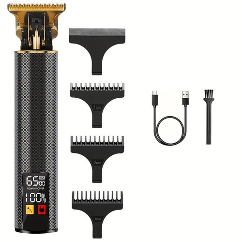 T9 LCD Elektrischer Friseur Öl Rasierkopf Elektrischer Drücker Carving Elektrisc - Bild 5 von 18