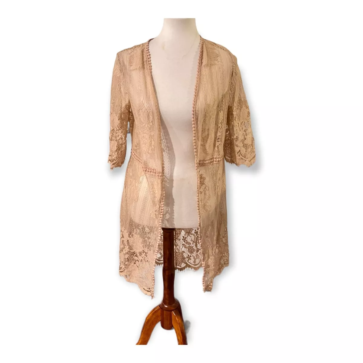 Tan kimono cardigan cheap