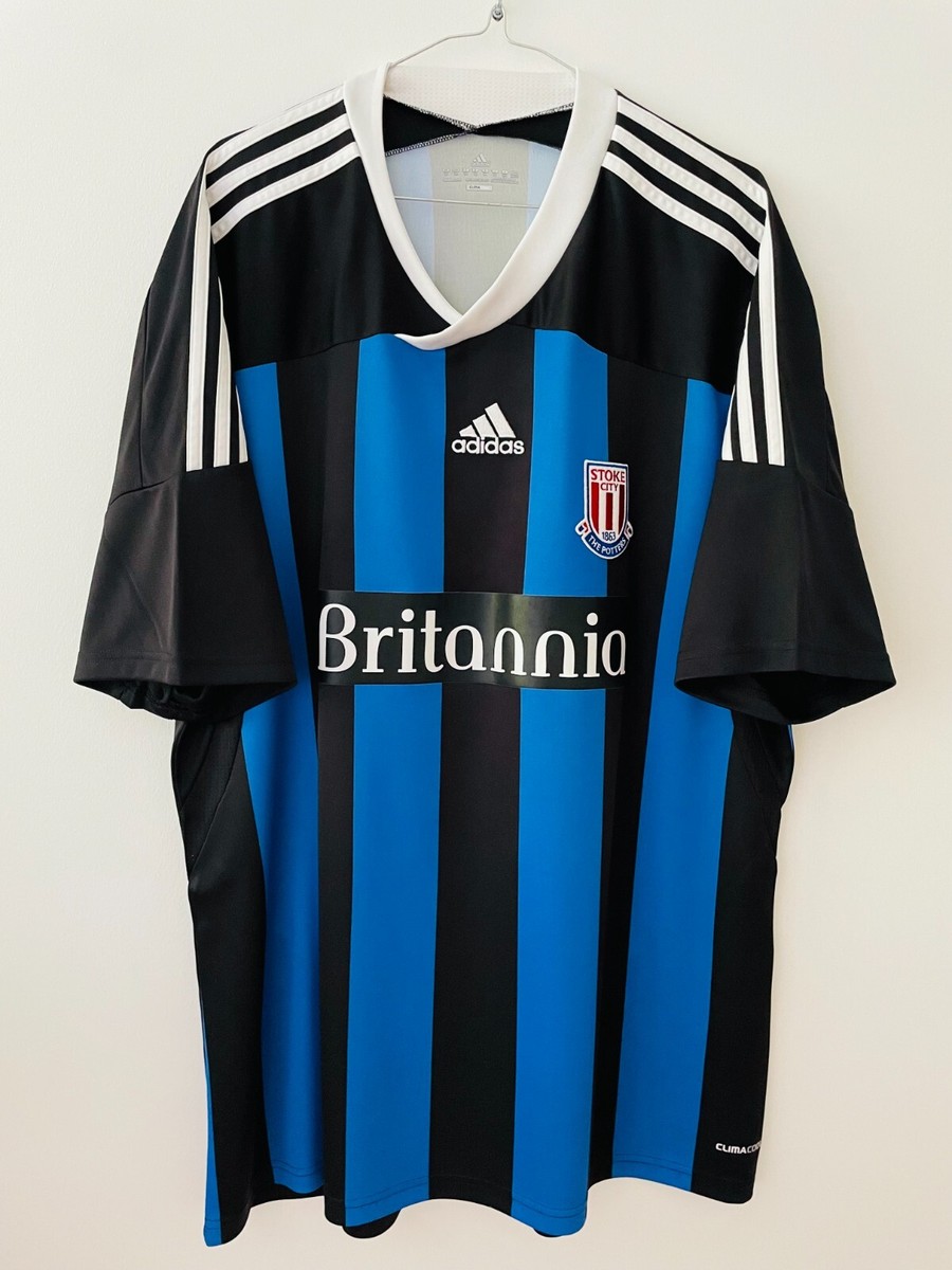 STOKE CITY 2011/12 AWAY FOOTBALL SHIRT JERSEY ADIDAS SIZE XL EXCELLENT  CONDITION
