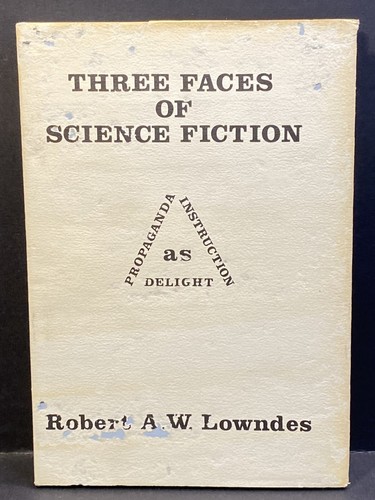 Three Faces of Science Fiction SIGNED By Robert A.W. Lowndes UNREAD LMTD 1973 HC - Bild 1 von 16