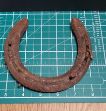 Used Horse Shoe Vintage Worn Rusty Decorative Rustic Western Decor Lucky Welding
