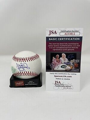 Santiago Espinal Toronto Blue Jays signed MLB baseball COA Autographed Santiago Espinal Toronto Blue Jays signed MLB baseball COA Autographed