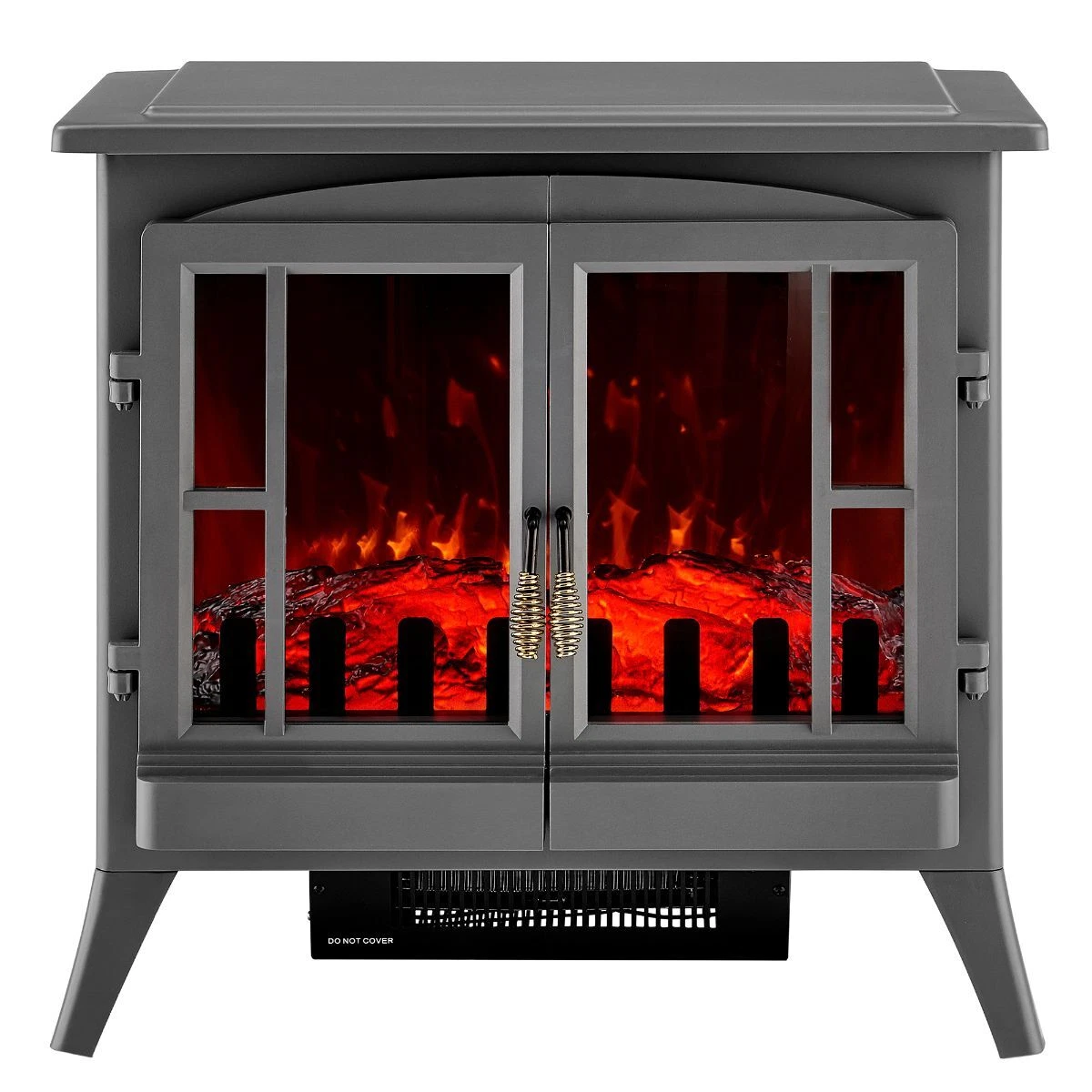 LIVIVO Electric Fireplace Heater with LED Flame Effect Burner Log Stove  2000W | eBay