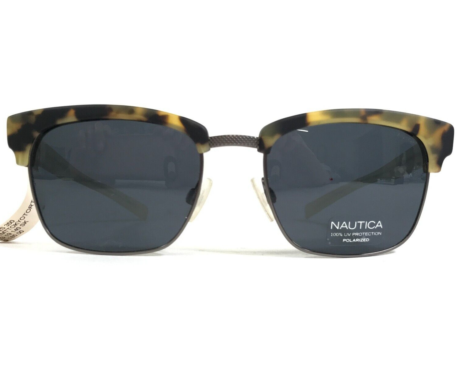 Солнцезащитные очки Nautica N6232S 281 Матово-коричневого черепахового цвета с поляризованными линзами 8790₽