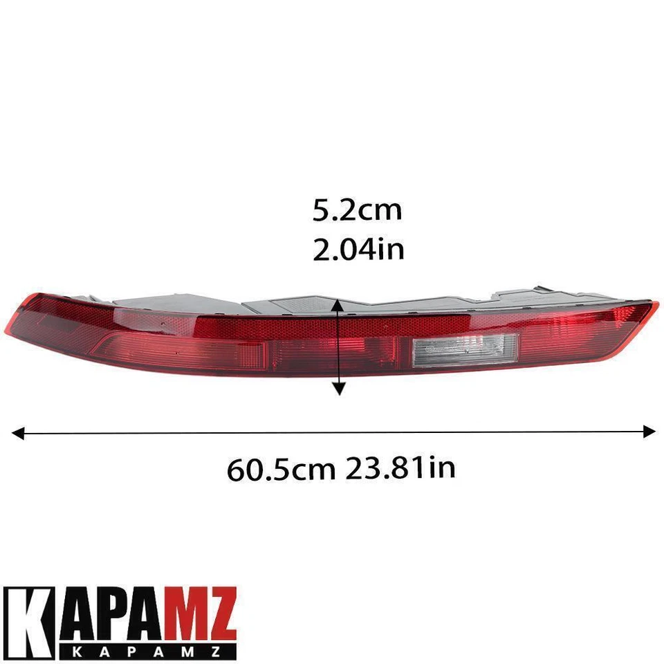 Luz de freno antiniebla trasera inferior para Audi Q5 2018-2021 conductor izquierdo parachoques trasero EE. UU. Foto 3 de 4
