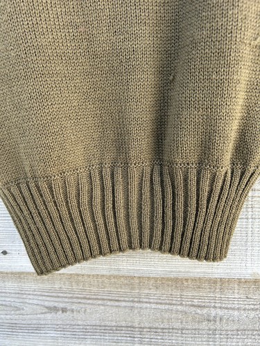 Vintage WWII Wool Knit Army Military Vest 40 - Picture 5 of 6