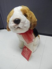 Russ Berrie The Beagle Plush Puppy Dog Toy Realistic 9" TAGS