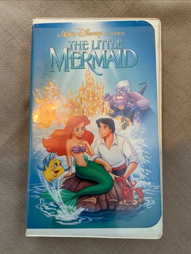 Disney The Little Mermaid VHS 1989 Black Diamond Edition **BANNED ARTWORK COVER! - Bild 1 von 4