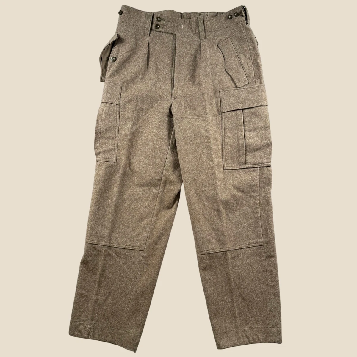 Original Military 100% Wool Vintage Pants for Men for sale | eBay