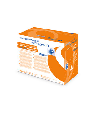 Sempermed Syntegra IR OP-Handschuhe Synthetisch Polyisopren 50Paar Puderfrei