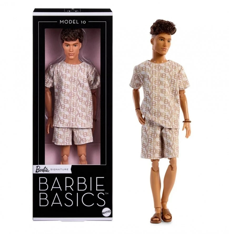 2026 BARBIE SIGNATURE BASICS MODEL 10 KEN DOLL - MADE TO MOVE Ken