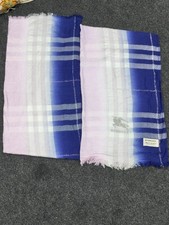 Burberry Scarf Shawl Wrap 100 Cashmere Nova Check Scotland Preloved