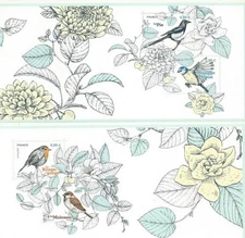 France 2018 : Birds - the 2 good souvenir sheets VF MNH. Catalog val : 26€