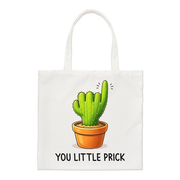 You Kleiner Prick Cactus Regular Tragetasche Frech Lustig Scherz Geburtstag Dad-image