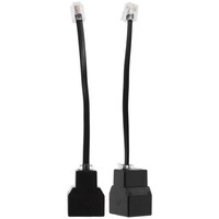 2 Pcs Telephone Supplies Splitter for Landline Cord Accessories