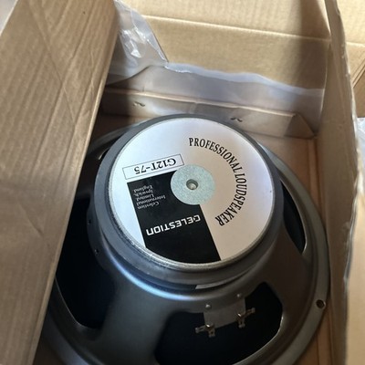 Celestion G12T-75 75W, 12'' Guitar Speaker  16 Ohm Brand New.