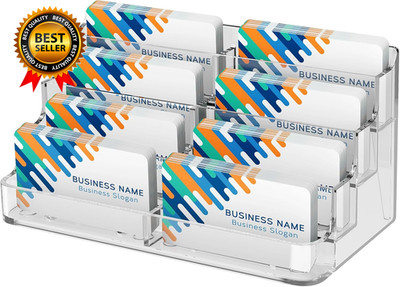Acrylic Business Card Holder for Desk Multiple Business Card Holders Premium