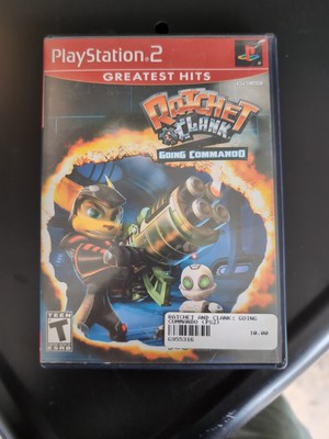 Ratchet & Clank Going Commando PS2 Greatest Hits Complete Manual Case Disc