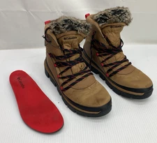 Columbia Womens Keetley Shorty Snow Winter Boot Sz 11 Brown/Tan BL7777-286 Faux